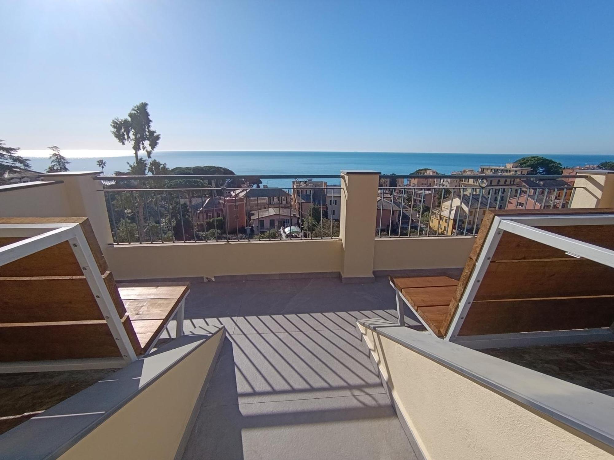 Romantic Loft Sea View Nervi Apartment Genua